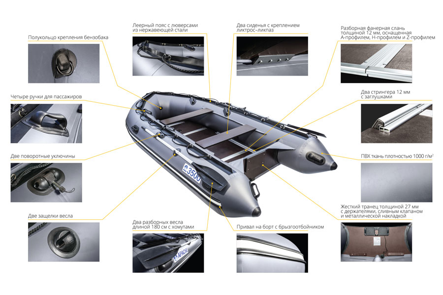 Лодка Apache 3500 СК